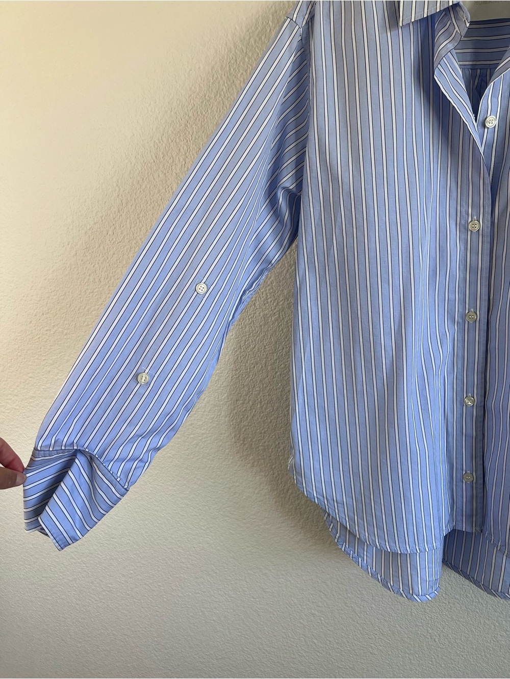 NWT Citizens of Humanity Women's Shay Shirt in Melissani Stripe Button Down - Picture 4 of 11